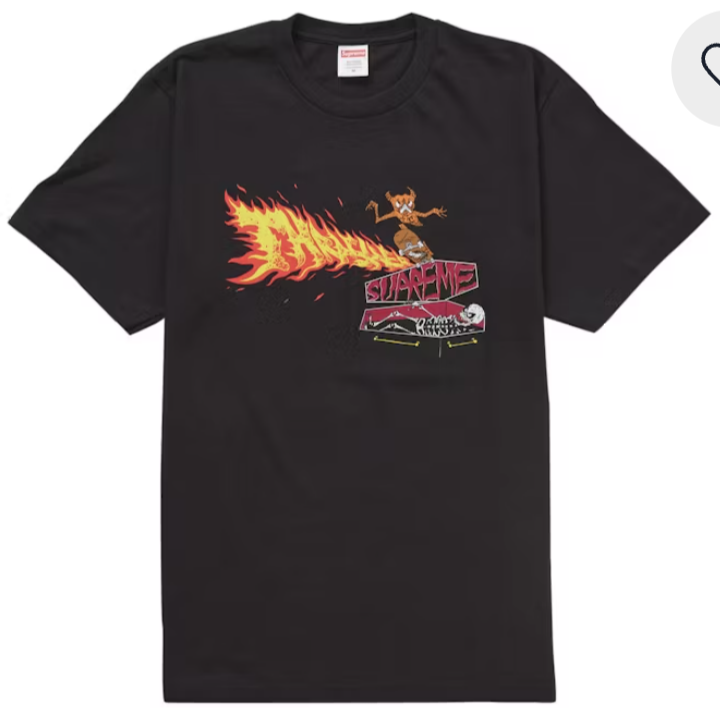 Supreme x Thrasher 'Back Tail' Tee (FW24)