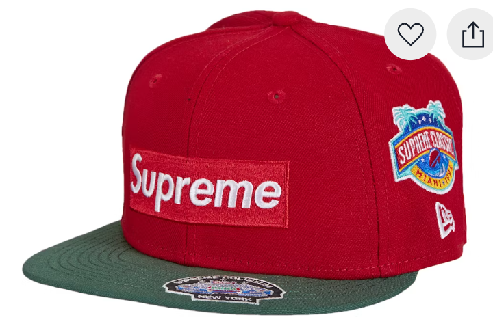 Supreme x New Era 'Championships' Fitted (FW23)