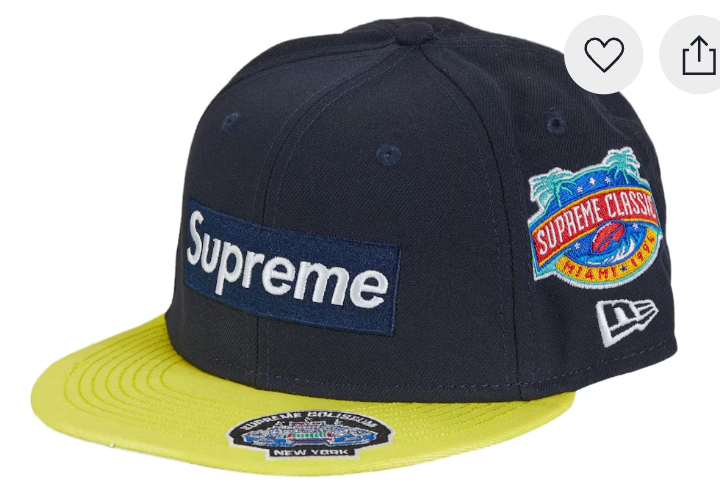 Supreme x New Era 'Championships' Fitted (FW23)