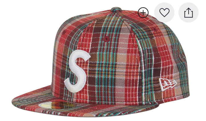 Supreme x New Era 'Lurex Plaid' (SS23)