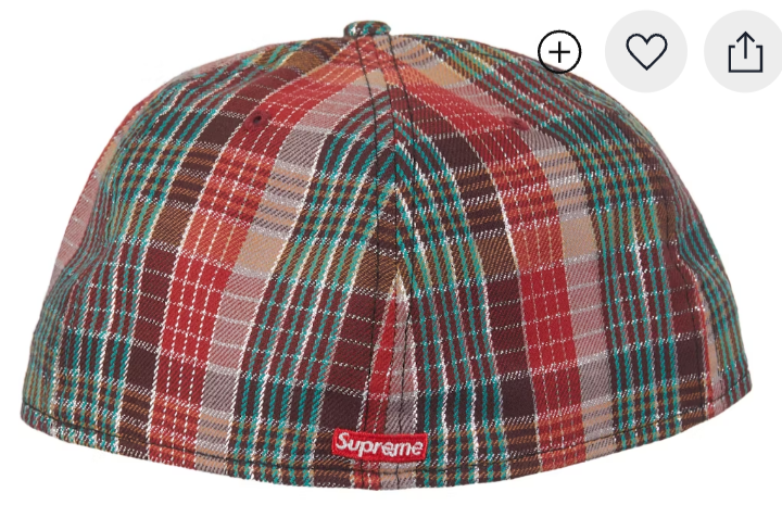 Supreme x New Era 'Lurex Plaid' (SS23)