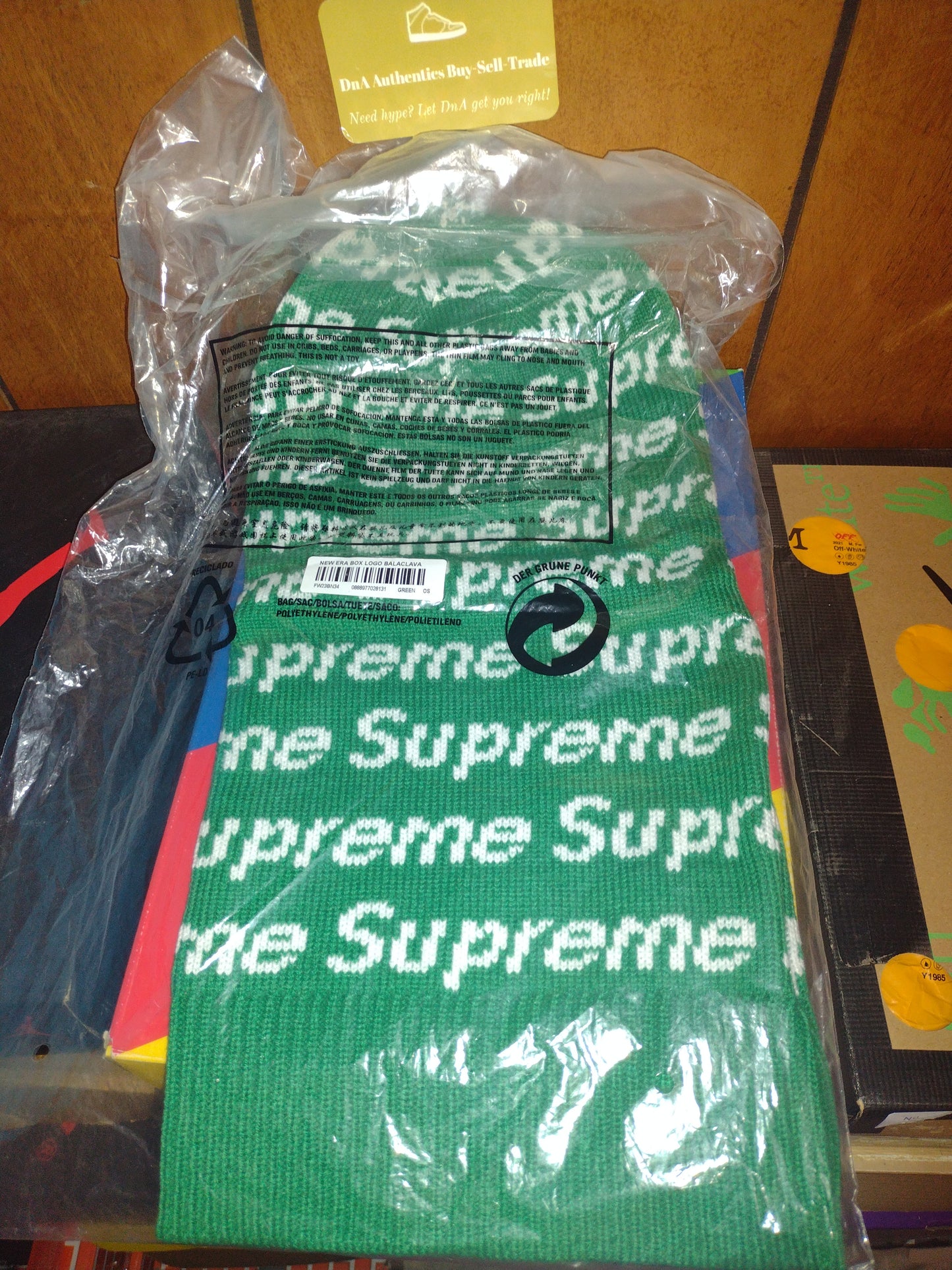 Supreme x New Era 'Repeat' Balaclava (FW23)